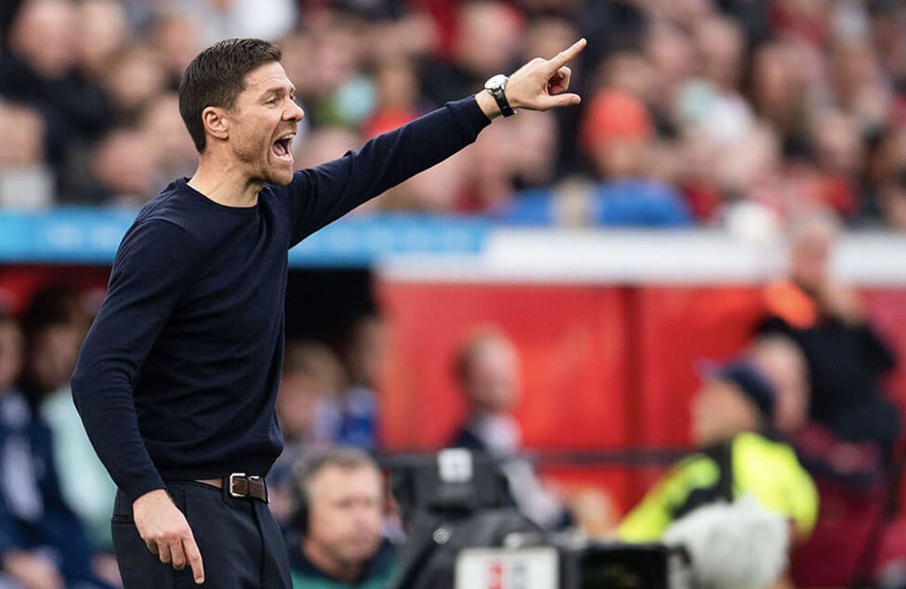 Xavi Alonso en el campo